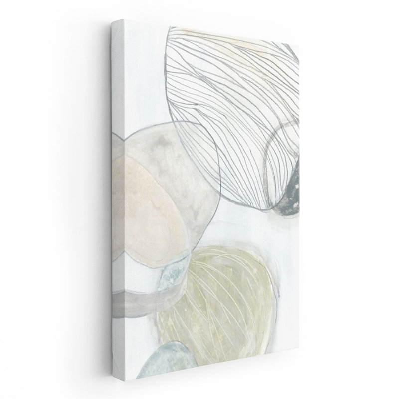 Sea Pebbles II - reproduction d'art sur toile, H 36 po x l 24 po