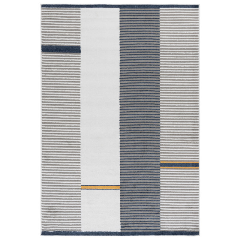 Nagelly Performance Striped Rug, Rectangle 5'3" x 7'8"