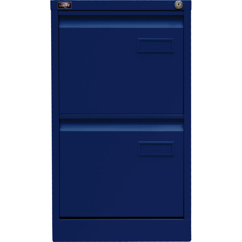 Light 41.3cm Wide 2 -Drawer File Cabinet, Blue