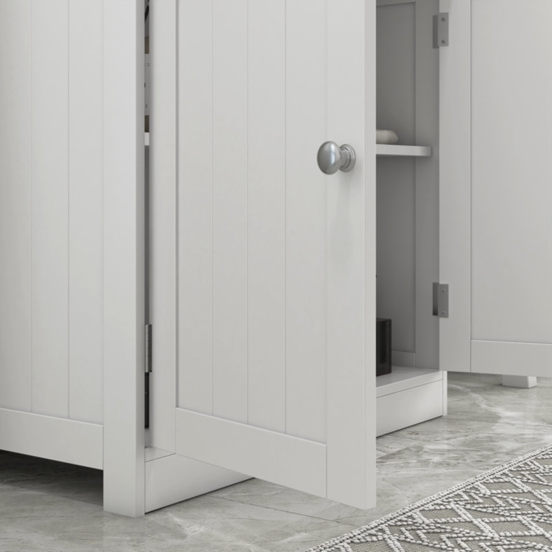 Meuble-lavabo sur pied 24 po - Blanc