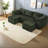 Space-saving Modular Sectionals, Premium Foam-green Modern Sofa For Home