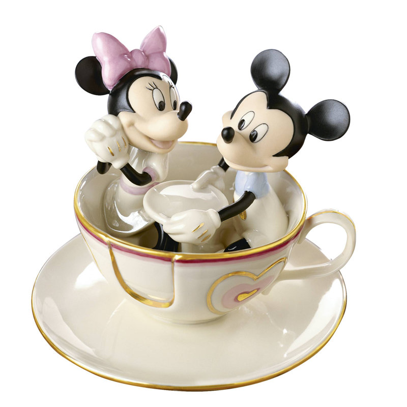 Figurine de tasse à thé à tourbillons mickey’s disney