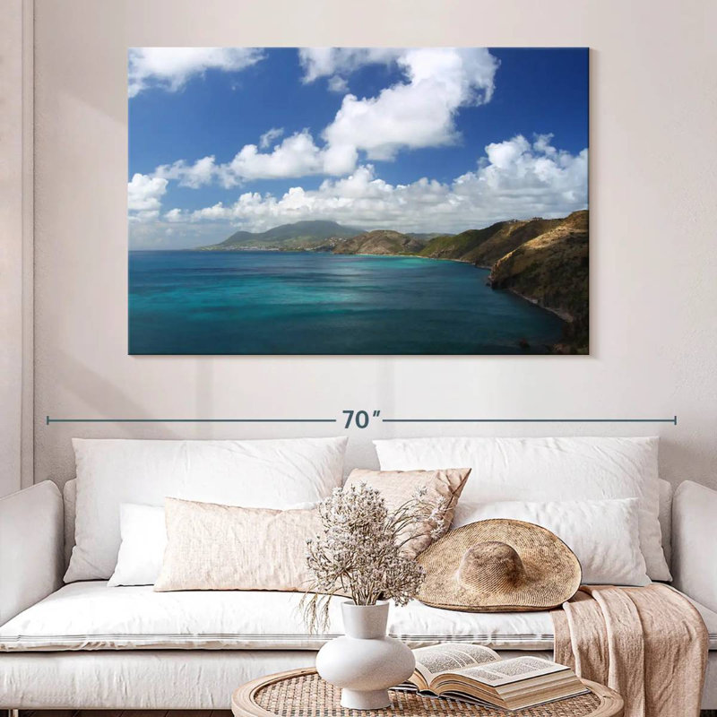 Nicci Saint Kitts Coastline, H 34 po x l 51 po