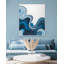 Azure Drift Print by H. Scott