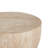 34.6" Round Drum Coffee Table – Modern Wood Grain Finish For Small Living Rooms-274900583