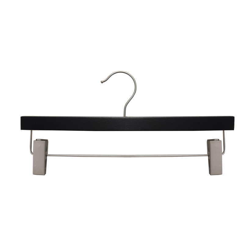 Wood Hangers With Clips for Skirt/Pants