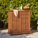 Aloria Solid Wood Bar Counter