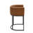 Pu Leather Counter Stool Barrel Counter Height Stools Set of 4-1659454953