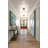 Davida Glass Semi Flush Mount