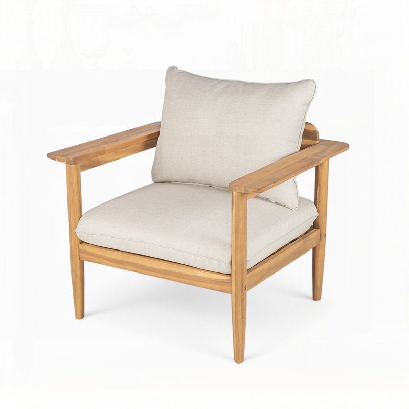 Méridienne d'extérieur en bois d'acacia