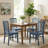 17.5'' H Solid Wood Side Chairs Modern Farmhouse Dinning Chairs Set of 4-1657262850