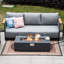 5-Seater Outdoor Lounge Set with 50,000 BTU Fire Pit