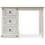 Meuble-lavabo en bois massif Gambhiri