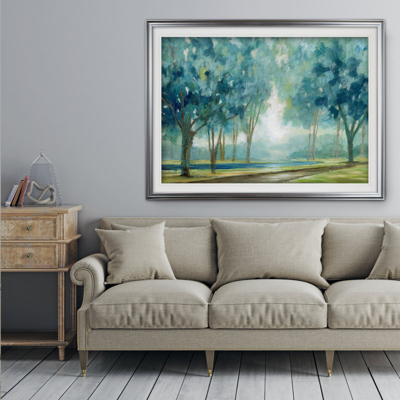 « dégradé après », impression, Argent, H 31 po x l 43 po x P 1,5 po