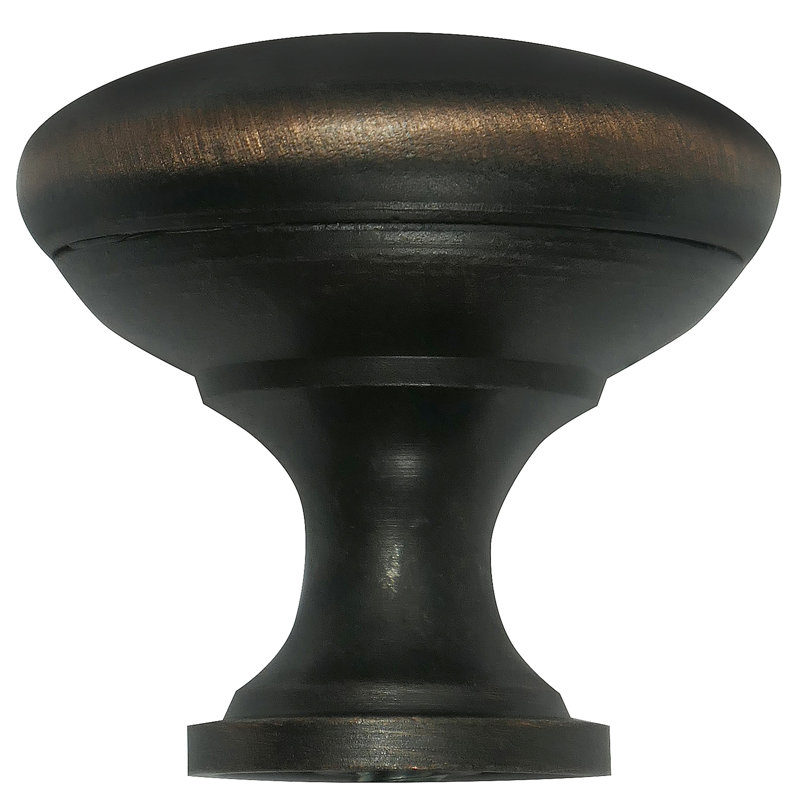 Oil Rubbed Bronze Round Cabinet Knob Set, 1.38 Inches