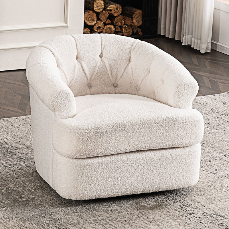 Canapé pivotant simple avec repose-pieds