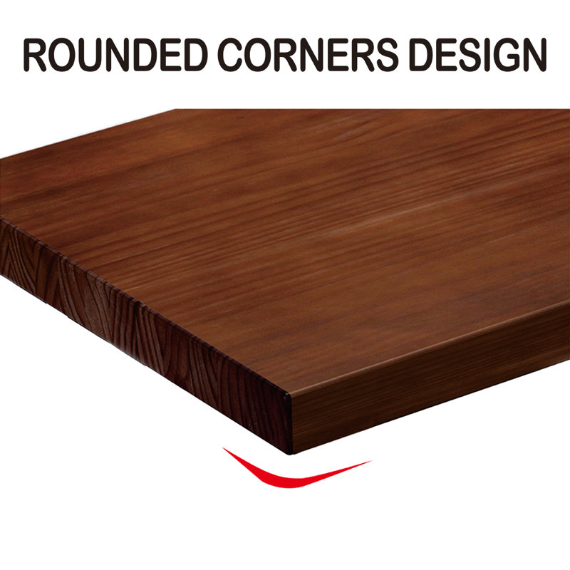 Dezyah Solid Wood Top Desks, 29.52" H x 62.99" W x 23.62" D