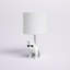 Lampe de table blanche 16 po Aiyana
