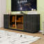 Meuble télé avec armoire de rangement et tablettes