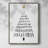 Christmas Tree Framed Print - Solid Wood