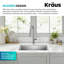 Évier de cuisine en acier inoxydable KRAUS Standart Pro-86883034-98155498