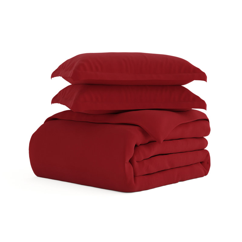 Ensemble de housse de couette en microfibre très douce Simply Soft™, Bourgogne