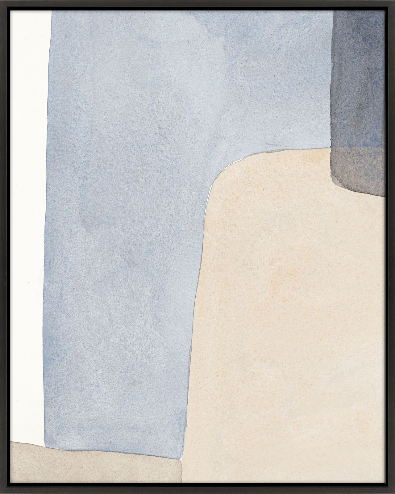 Dreamy Hues Painting by Julia Balfour, Black Framed Canvas, 38" H x 30" W x 1.4" D
