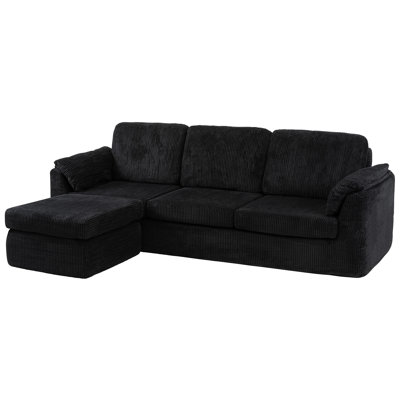 Cloud-Like Modular Sectional Sofa With Chaise