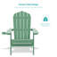 Chaise Adirondack pliable Luna-1574723548