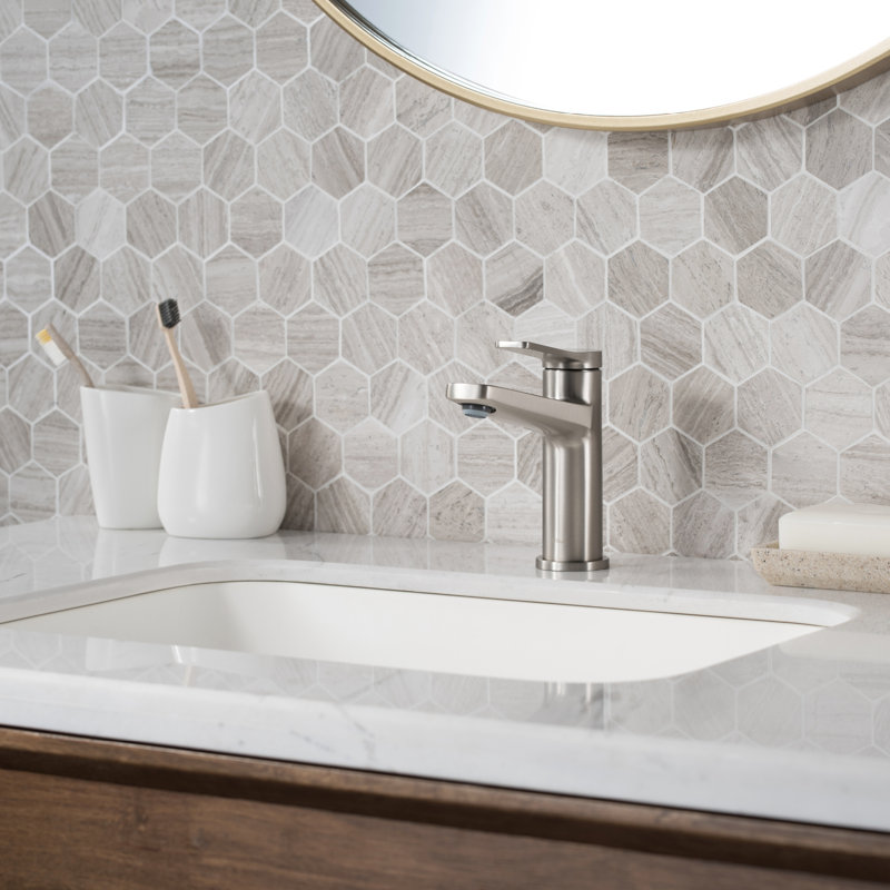 Robinet de salle de bain Indy, Acier inoxydable qui ne tache pas