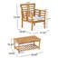 2 chaises club + table