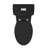 Classe One-Piece 12" Rough-In 1.1/1.6 GPF Dual Top Flush Toilet In Matte Black