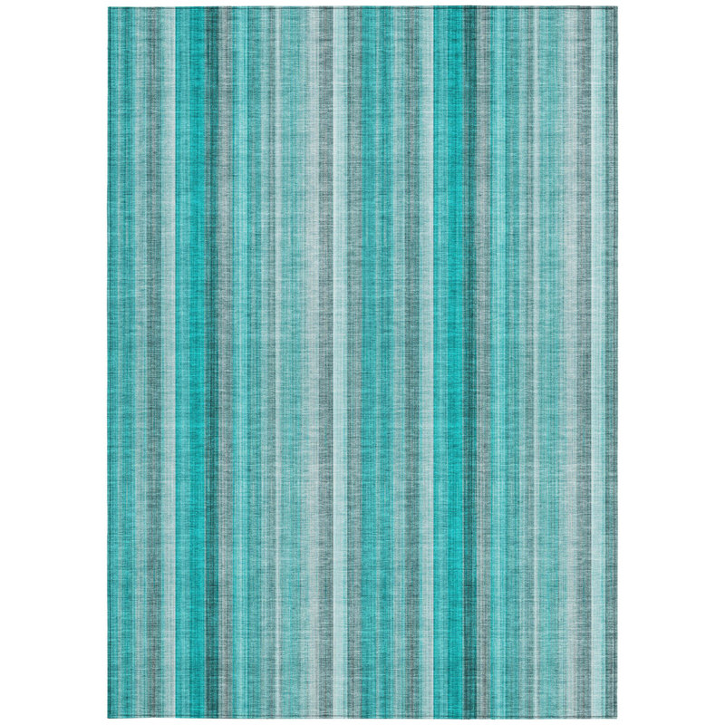 Washable Striped Rug