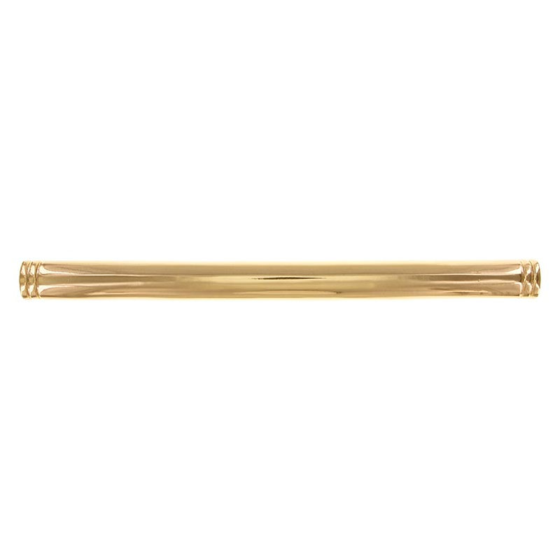 Archimedes Appliance Pull, Polished Gold, Black