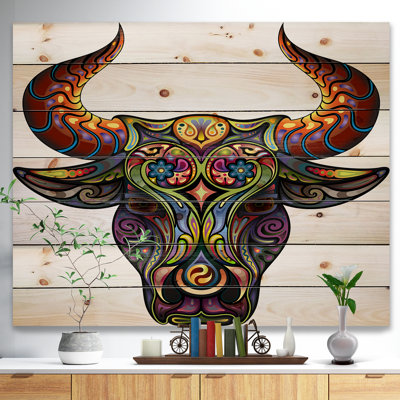 « ornemental bull », impression