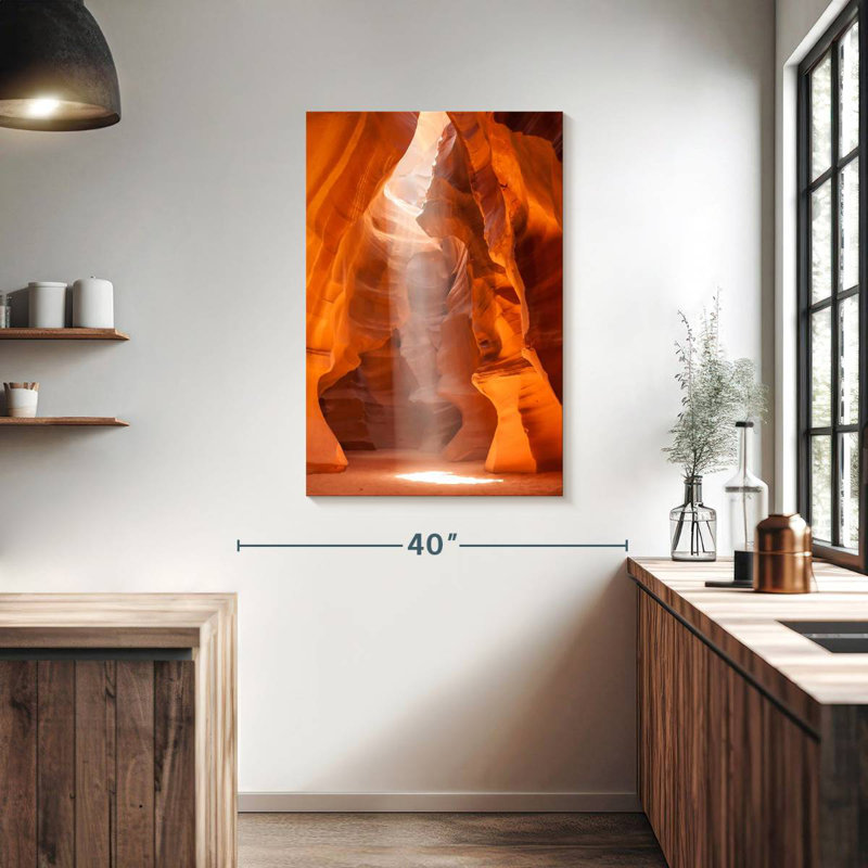 Alvord Beautiful Antelope Canyon, H 39 po x l 26 po
