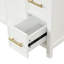 Meuble-lavabo 36 po avec comptoir d'évier, meuble-lavabo avec 2 portes et 3 tiroirs
