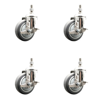 Thermoplastic Rubber Casters