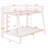 Metal Bunk Bed For Teens And Adults, Space Saving Design