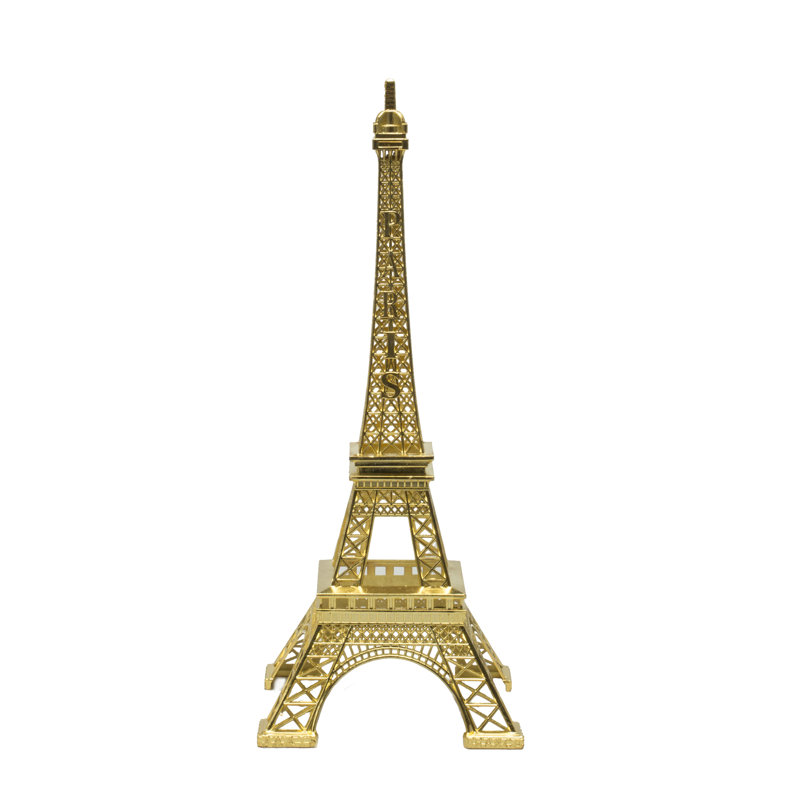 Renee Scenic & Cityscapes Figurines & Sculptures, Gold, 15" H x 5.5" W x 5.5" D