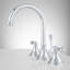 Melanie Widespread Gooseneck Bathroom Faucet with Lever Handles-72887705