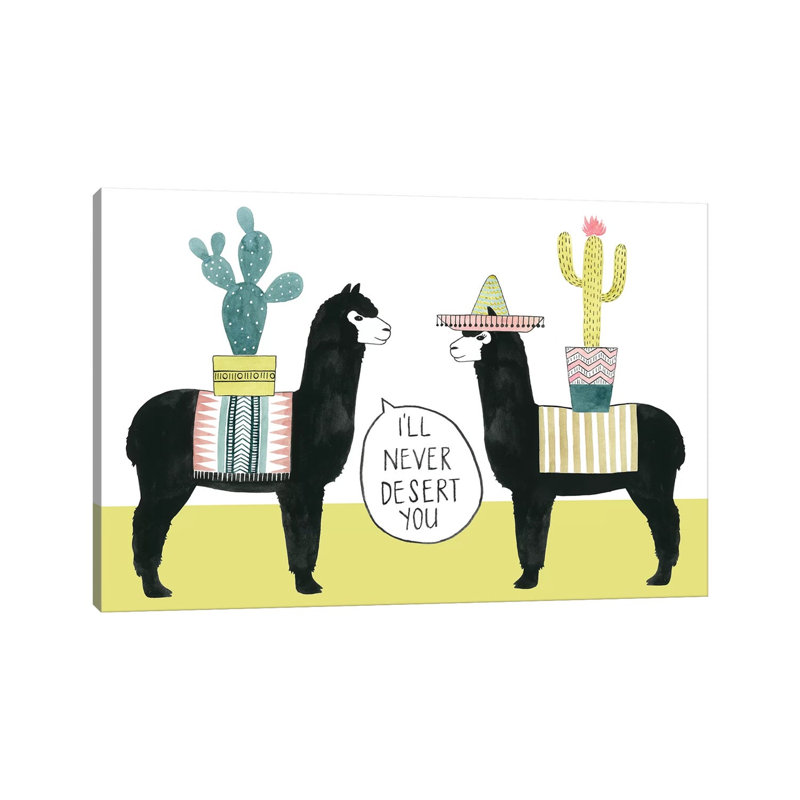 Let's Taco Bout Love II by Grace Popp - Wrapped Canvas Print, 20.32 cm H x 30.48 cm W