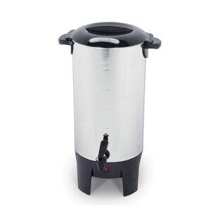 Total Chef Coffee Urn 24 Cup Electric Percolator, Automatic Hot Beverage  Maker for Tea, Cider, Mulled Wine, 1.5 Gal Capacity, Double Wall Insulated