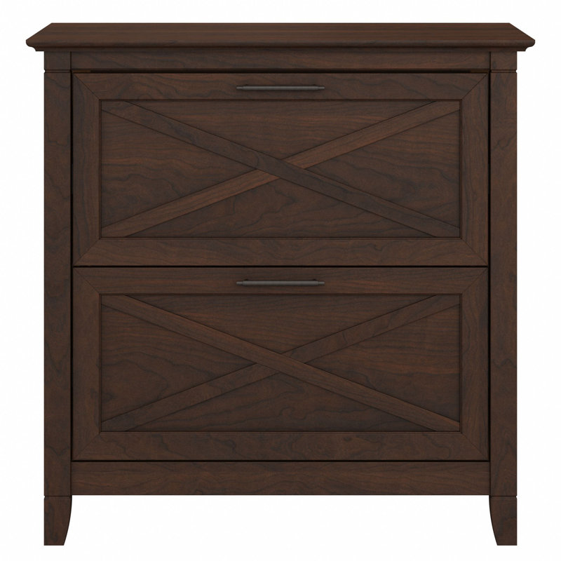 Katia 30'' Wide 2 -Drawer File Cabinet, Bing Cherry