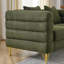 Canapé modulaire 2 places - tissu d'ameublement doux, coussins, tissu de salon moderne de 60 pouces Streamline, attrait,