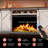 TV Stand for 70" TV with Electric Fireplace,Wood Farmhouse Fireplace Cabinet with Adjustable Shelves and Fireplace Remote,Music Player/Entertainment Center-450946665-450946667
