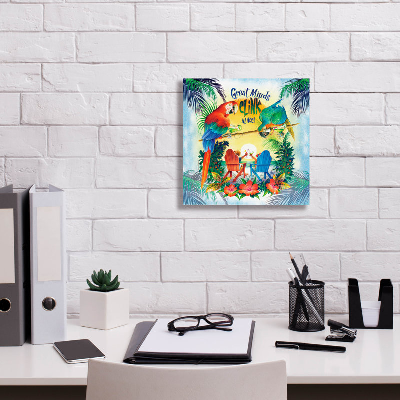 «Great Minds» par James Mazzotta, H 12 po x l 12 po x P 0,75 po