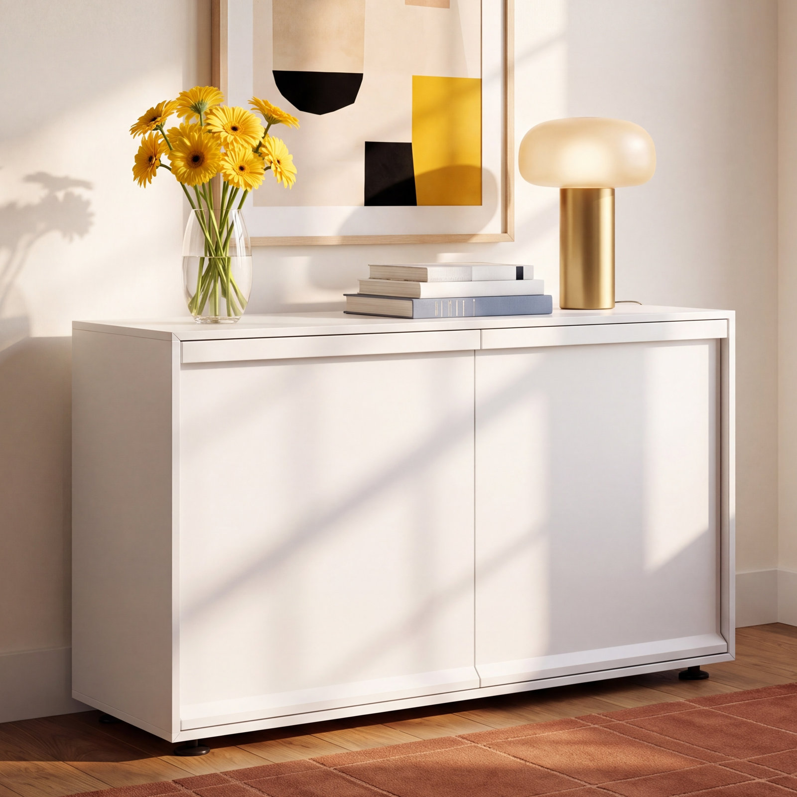 Superchoice 40" Credenza, White