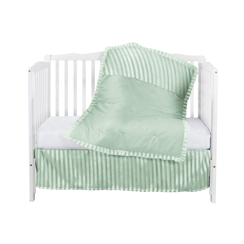 Ensemble de literie pour lit de bébé 3 pièces Balgobin, Menthe