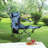 Outdoor Camping Chair – Adjustable Reclining (3 Levels) – Cup Holder & Side Pocket – Dark Blue-730507668